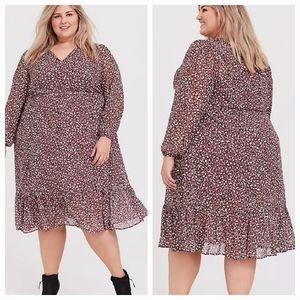 Torrid Chiffon Dress 5x